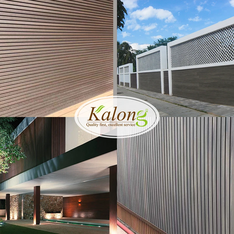 Easy Installation WPC Exterior Wall Panel Waterproof Exterior Wall Siding