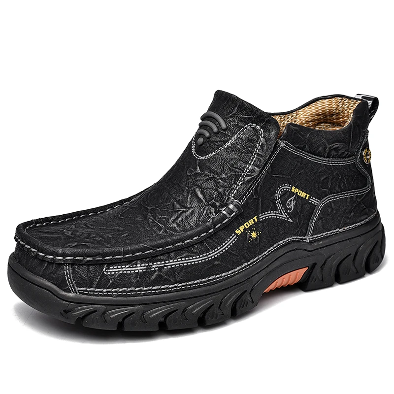 New Arrival Men Fashion Comfortable Casual Sports Outdoor Shoes in Two Kinds of Lining