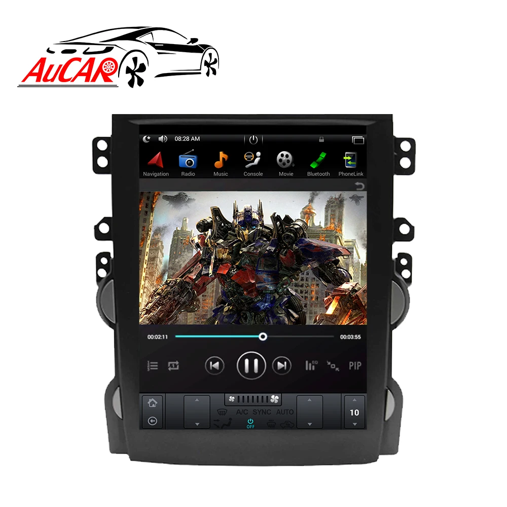 Автомагнитола AuCAR PX6 вертикальная, 10,4 дюйма, Android 9, для Chevrolet Malibu 2011-2015