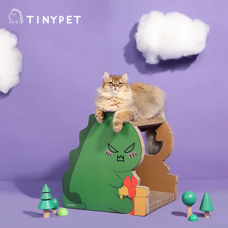 Home cat toy scratch corrugated cat scratch dragon shape cat scratcher