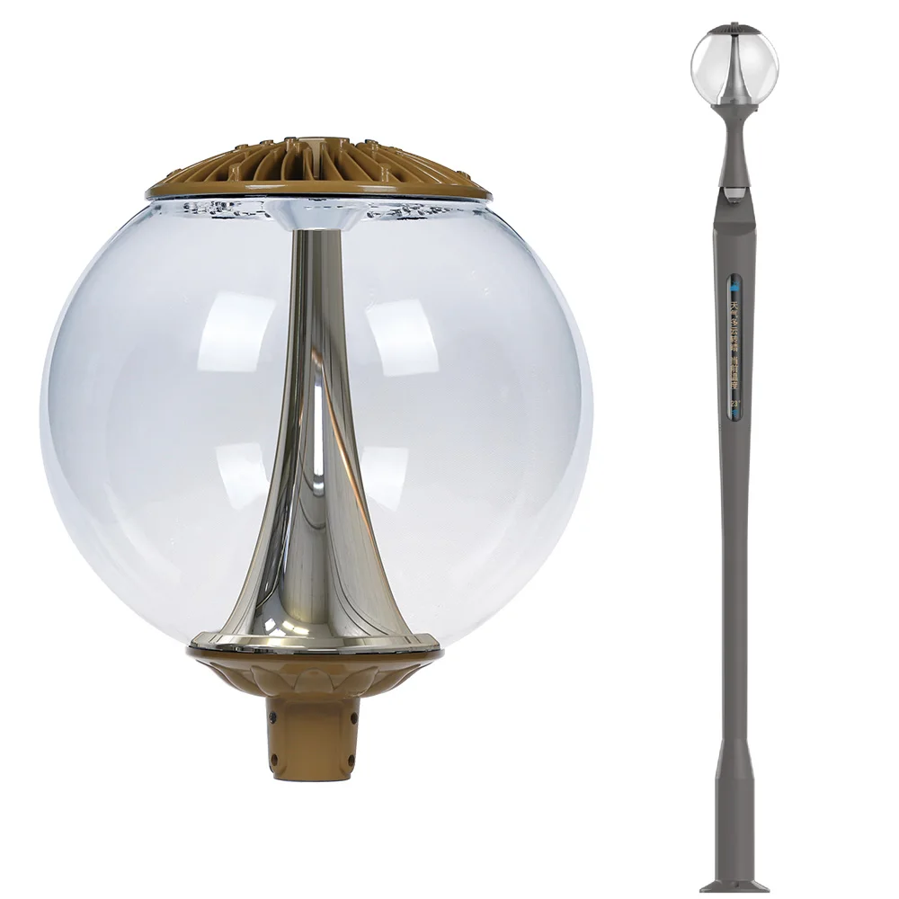 Certificated Waterproof Landscape ball shape LED module LED Street lamp Patents Hot selling IP65 LED Street garden Lighting
