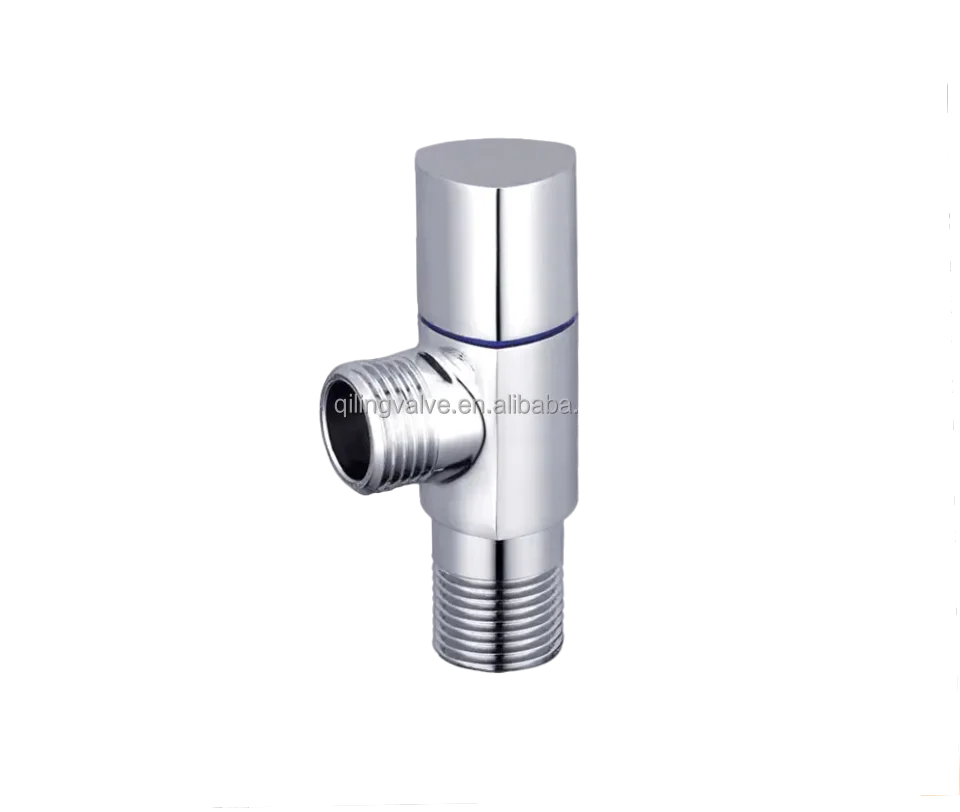 Spain unique design OEM long strength body water stop valve slowly open cartridge angle valve