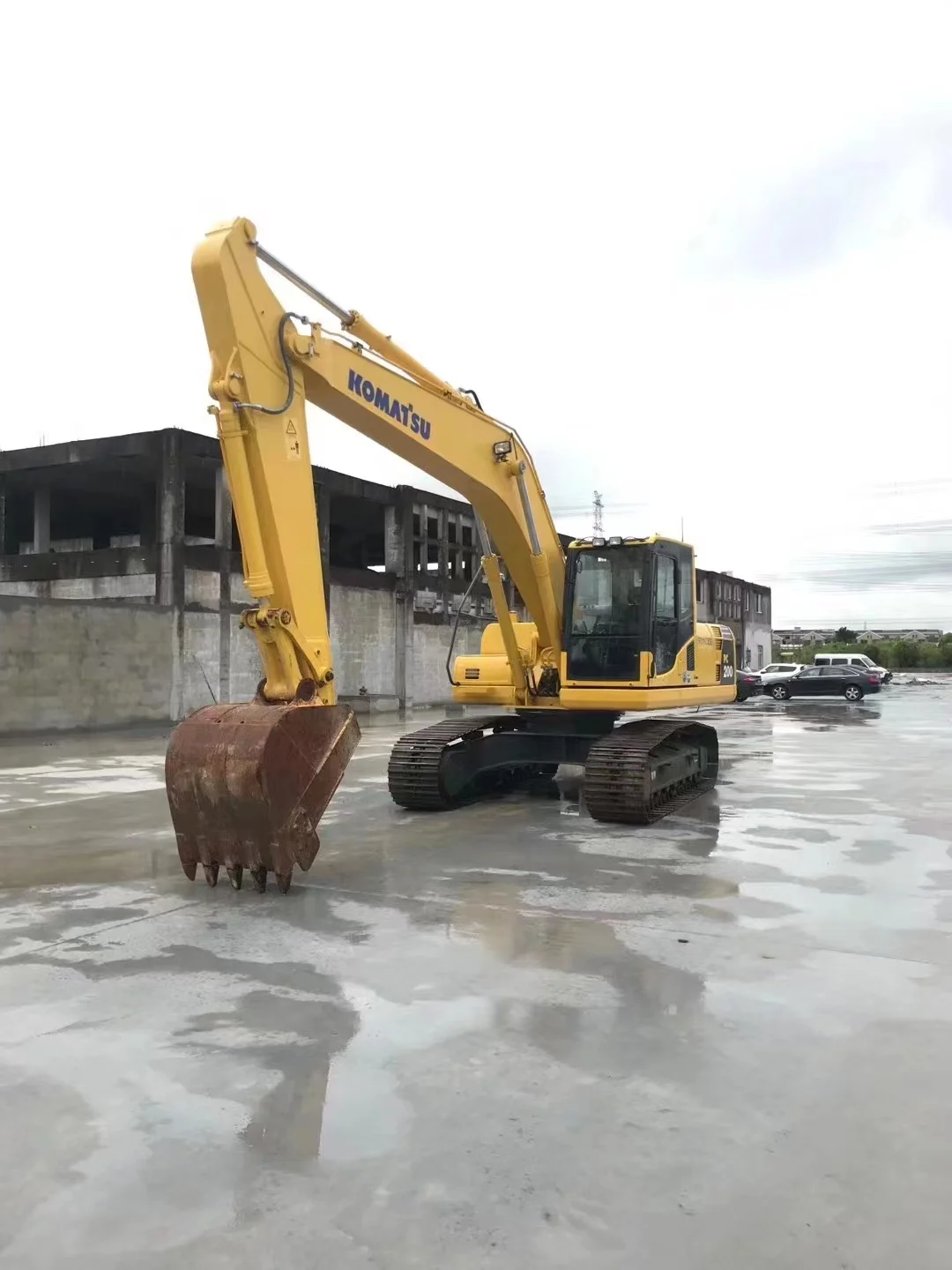 Second hand KOMATSU PC200-8 excavator almost new Japan imported hydraulic machine used KOMATSU EXCAVATOR machine