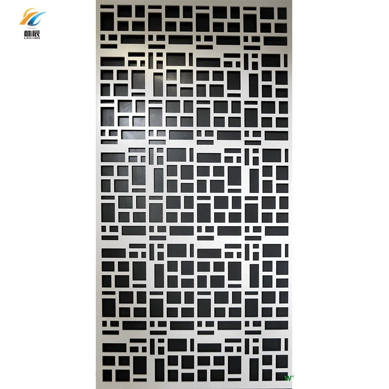 Room partition wall screen wpc pvc decorative grille panel for interior