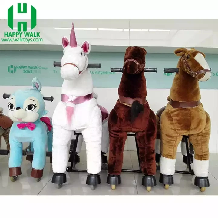 Factory Wholesale CE mechanical horse toys ride on animal toy ride on horse toy pony for kids and adults