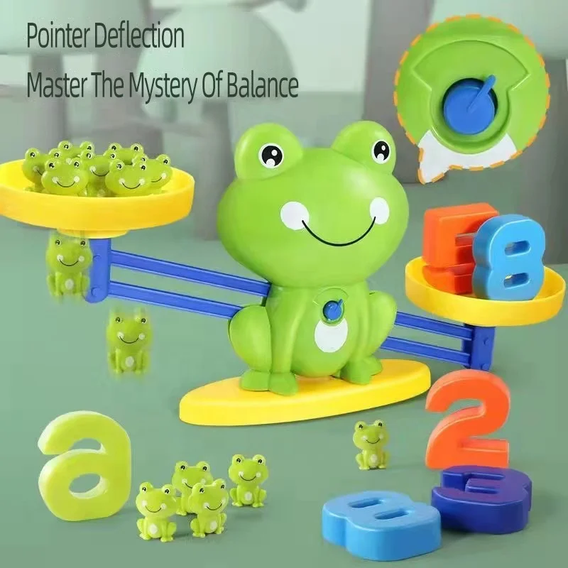 Child Digital Frog Balance Early Education Educational Toy Intellectual Development Baby Cognitive Logical Thinking Training