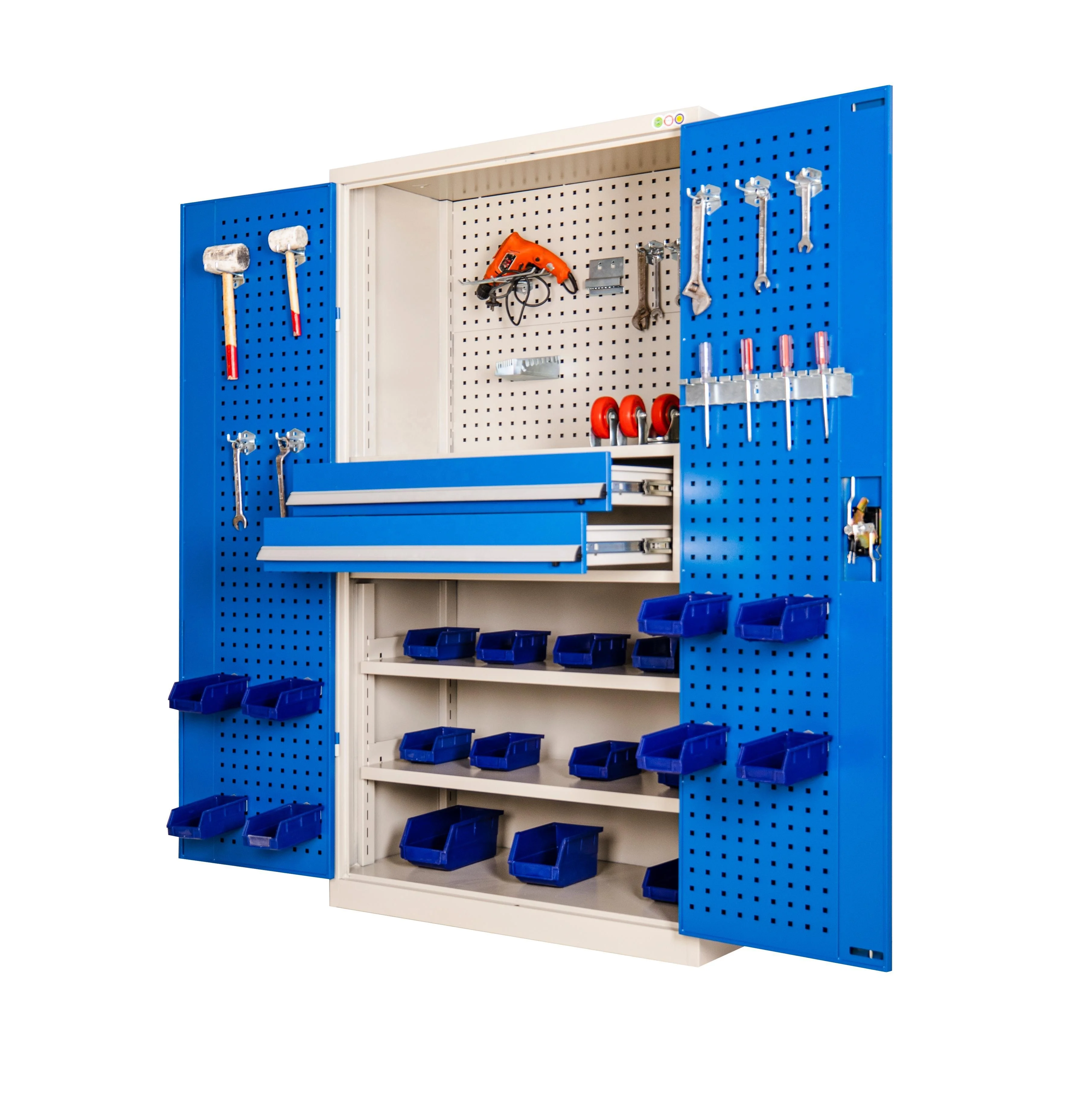 OEM Customizable Heavy Duty 2-drawer Tool Cabinet Cold Rolled Steel for Factory & Workshop All-one Tech Storage Metal Solution