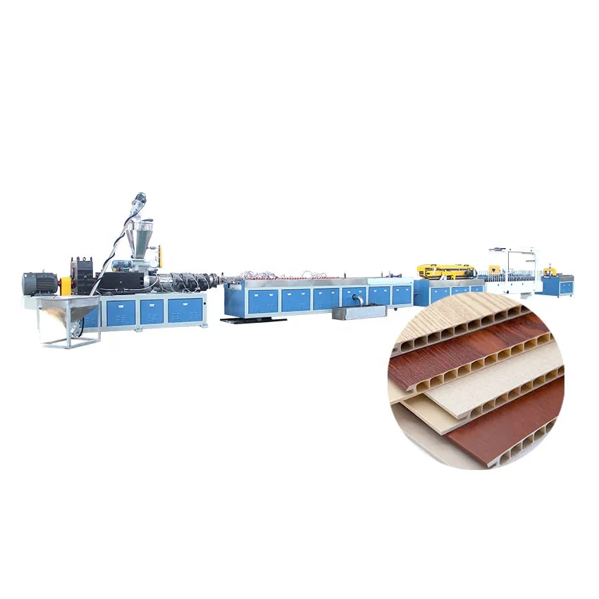 high extrusion speed wpc composite decking board making machine