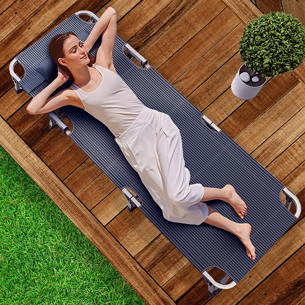 Лидер продаж 2020 года, складная Военная кровать для кемпинга, алюминиевая складная кровать для кемпинга, складной пляжный стул, шезлонг