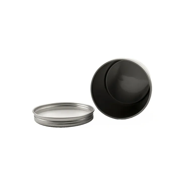 Food grade Metal Can 60ml 80ml Tablet Capsule Pill Packaging Tin Box Wholesale Portable Small Round Aluminum Metal Tin Pill Case