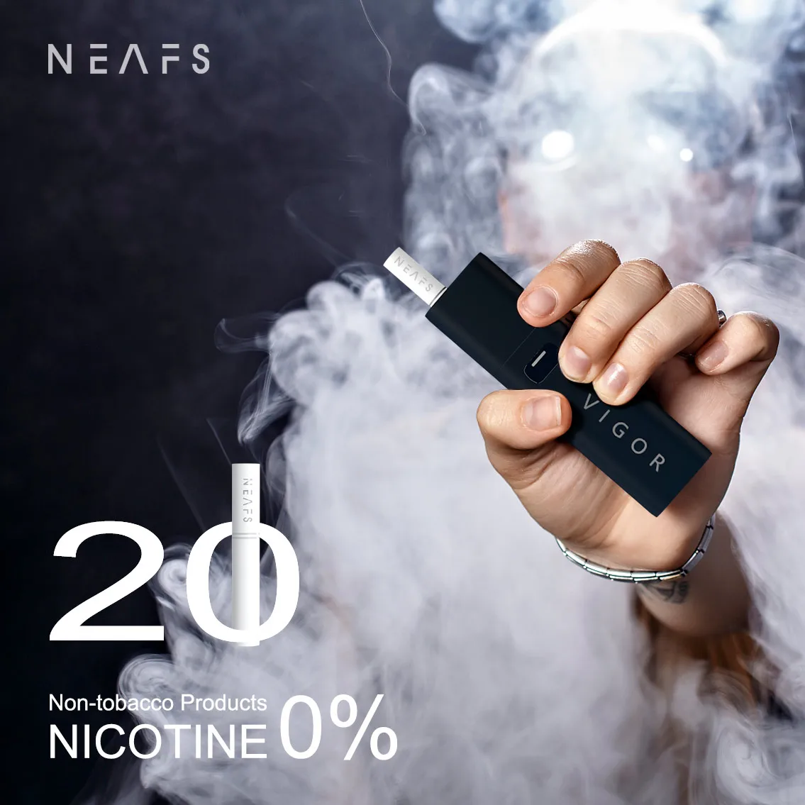 Whosaler neafs 5 Flavors electric smoking for Q3 Heated tobacco device Cigarette Not Burn Heat Tobacco Sticks