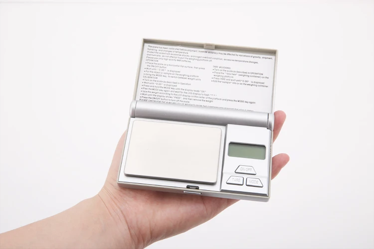 Mini Digital Pocket Jewelry Scale 100g Capacity with 0.01g Accuracy Digital Display for Weight Measuring