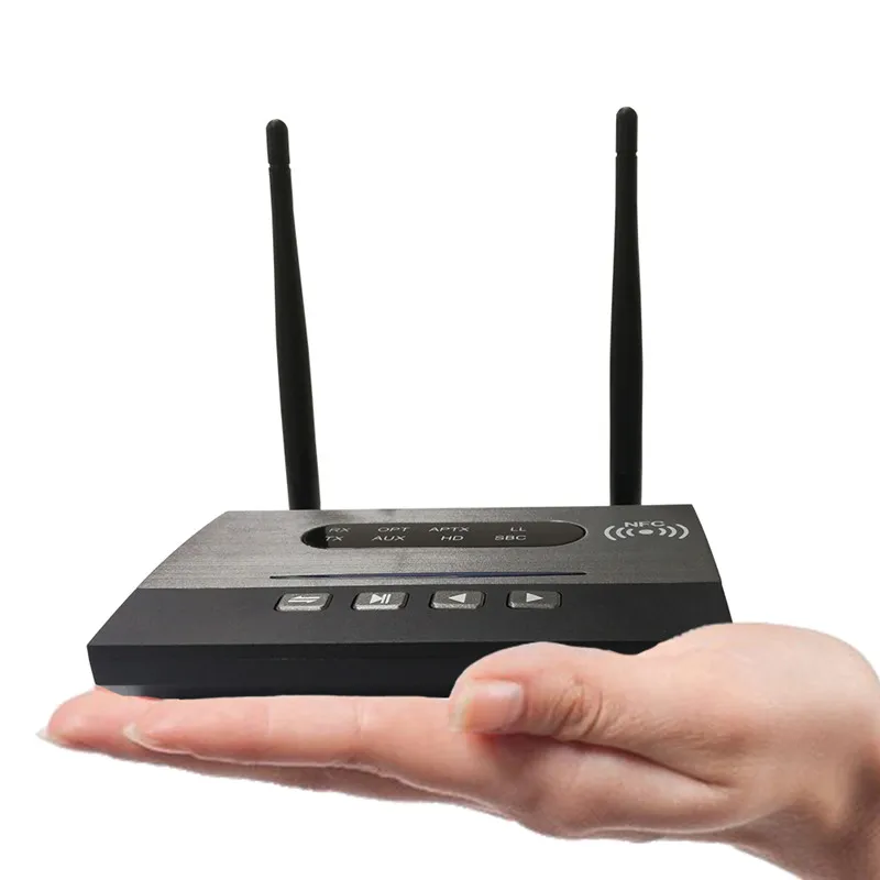 Latest Long Range Blue tooth 5.0 Transmitter Receiver for TV PC Home System, aptX HD Low Latency Audio Adapter with 3.5mm RCA