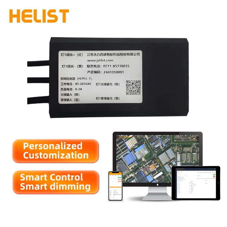 good price PLC smart single lamp controller street light system plc controller for garage warehouse