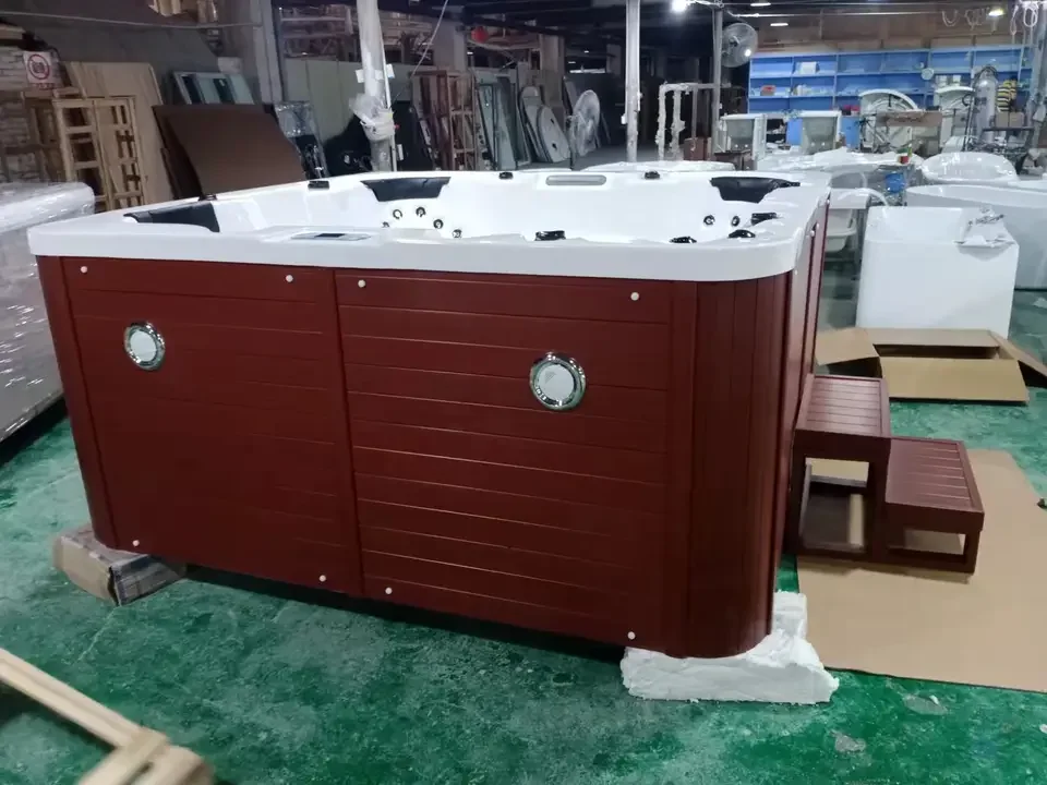 hot sale Europe Control Whirlpool Outdoor Spa Hot Tub With Jacuzzier Function