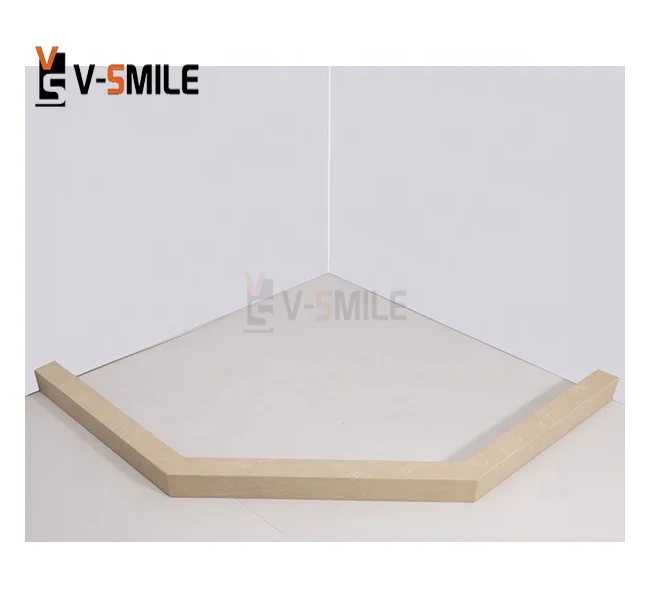 Diamond shape Bathroom decorative waterproof threshold strip Dry And Wet Separation Waterproof Strip