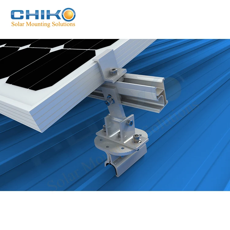 ISO Certification solar tin roof clamp for klip-lok tin roof home solar system