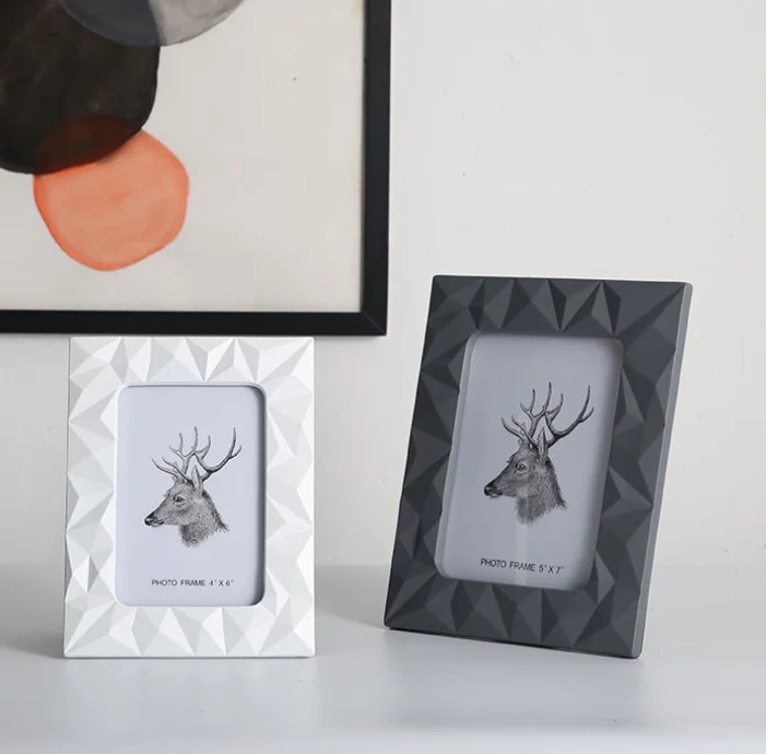 White Ceramic Electronic Photo Frame Magic Mirror Square Crystal Logo Printing Accept,gravure Printing Handpainted Songxing