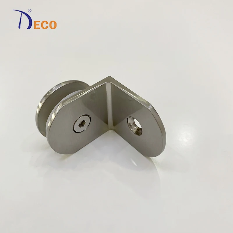 Латунная фурнитура для двери под заказ, 90 градусов, зажим для крепления стен на стекло