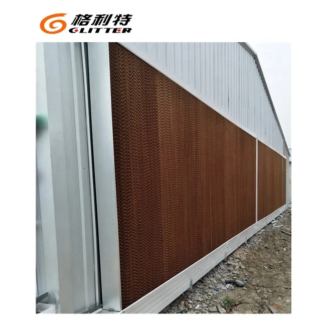 Evaporative Cooling pad Panel widely used in animal husbandry farms greenhouse FACTORY PRICE Jiangyin manufacturer