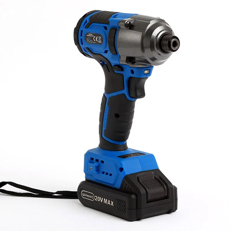  Wintools rechargeable 18V li-ion brushless electric impact cordless screwdriver with 2000Mah