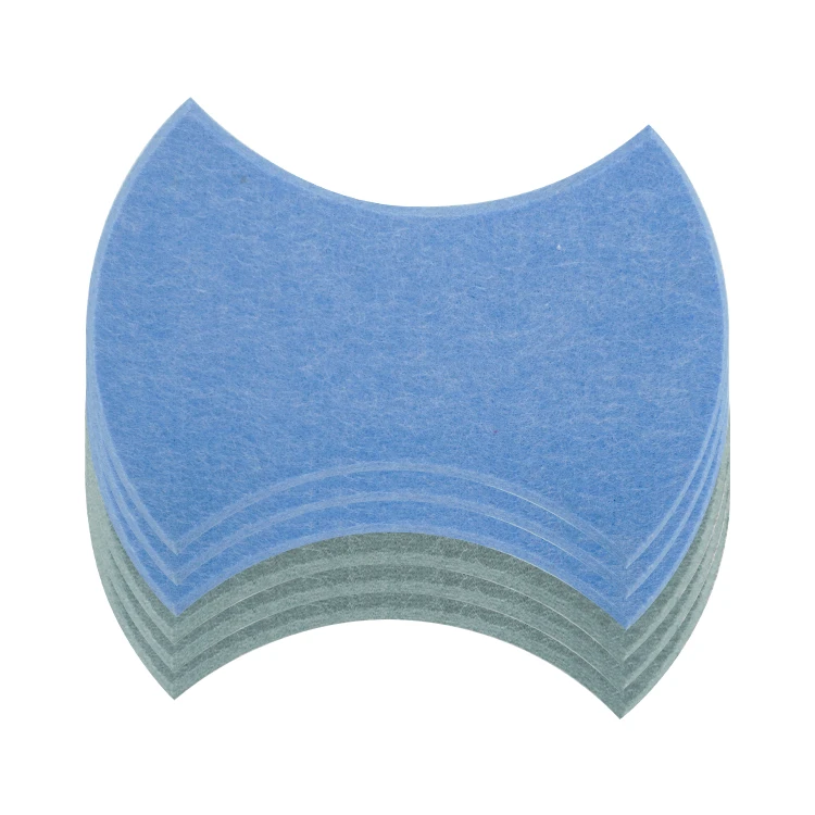 
Custom Irregular Notice Felt Pin Board Wall Mounted Colorful Fabric Tile Board-Self Adhesive 