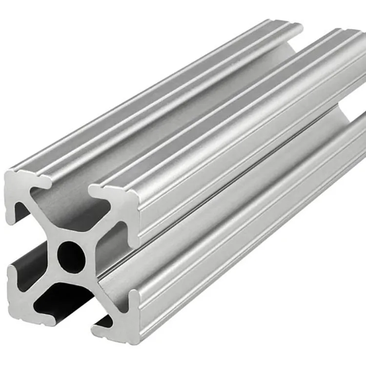 Aluminum Supplier Custom Aluminum Extrusion Black T Slot Aluminio Extruded 2080 Aluminum Profile
