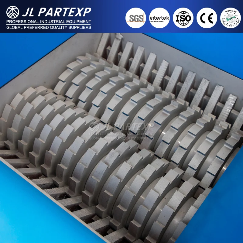 Double Shaft garden wood branch waste orchard tree log twig coconut shell wood panel pallet banana tree electric motor shredder