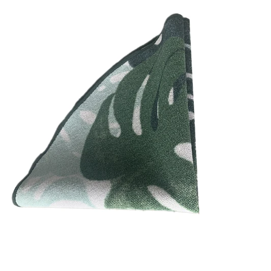 DONGWO 2023 New Design Green Round  Mat Custom Printed Living Room Carpet