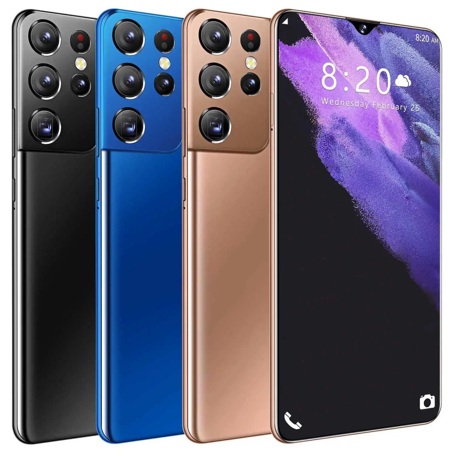 Мобильные телефоны Samsung S21 + Utra Celular по низкой цене, хорошее качество, 6,7 дюйма, две SIM-карты, 5G HD, высокая емкость, глобальные смартфоны Android