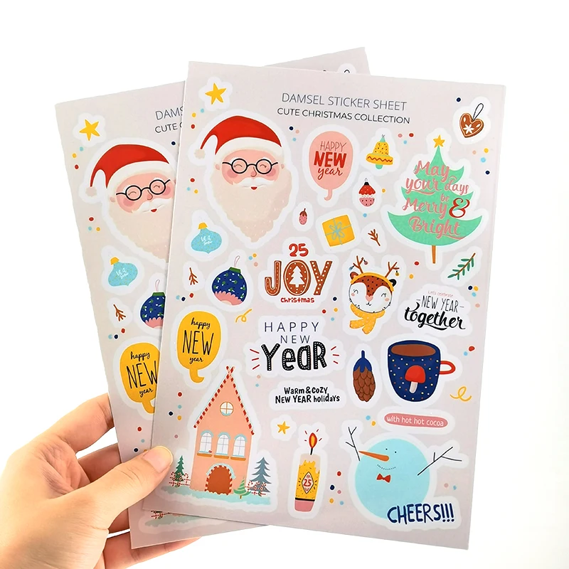 Custom Planner DIY Sticker Paper Stickers Die Cut Vinyl Sticker Sheets