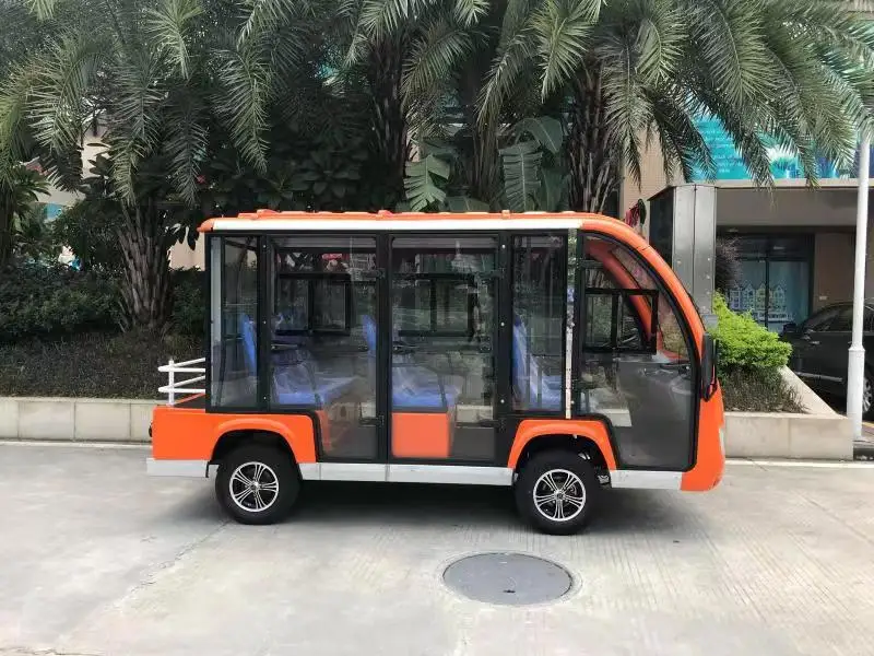 HuaKai Closed Type 8 Seater Tourist Sightseeing Shuttle Bus Made In China