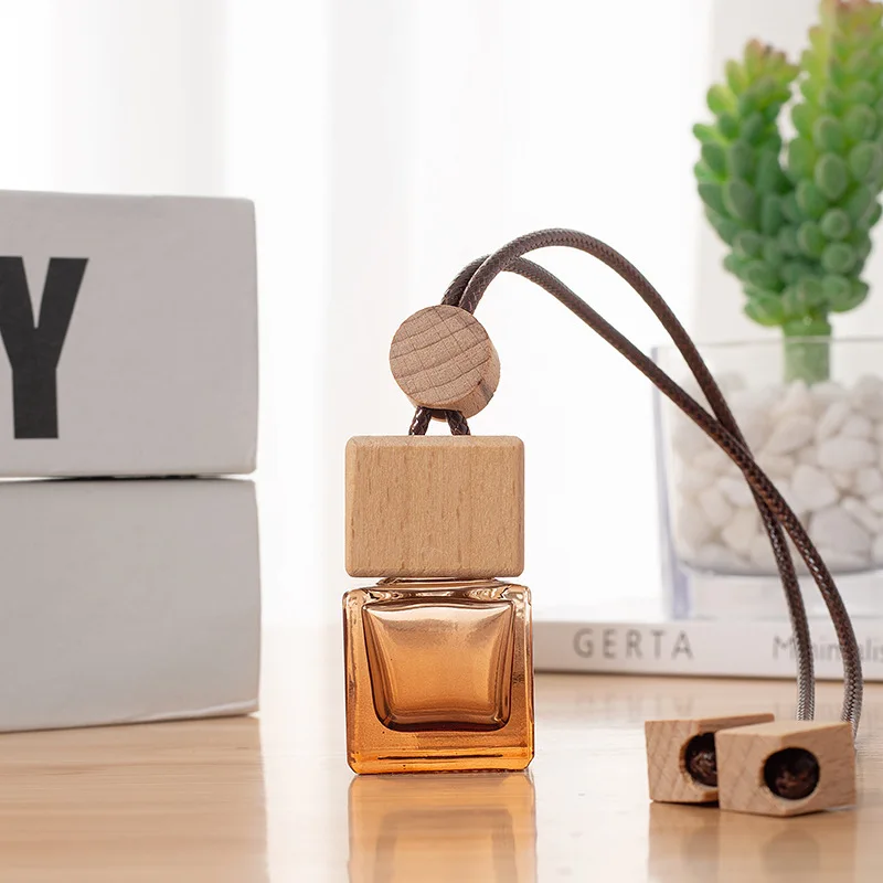 Квадратные маленькие Ароматические диффузоры стеклянные бутылки Автомобильные Духи для кондиционера на заказ 10 мл автомобильные стеклянные флаконы для духов диффузор