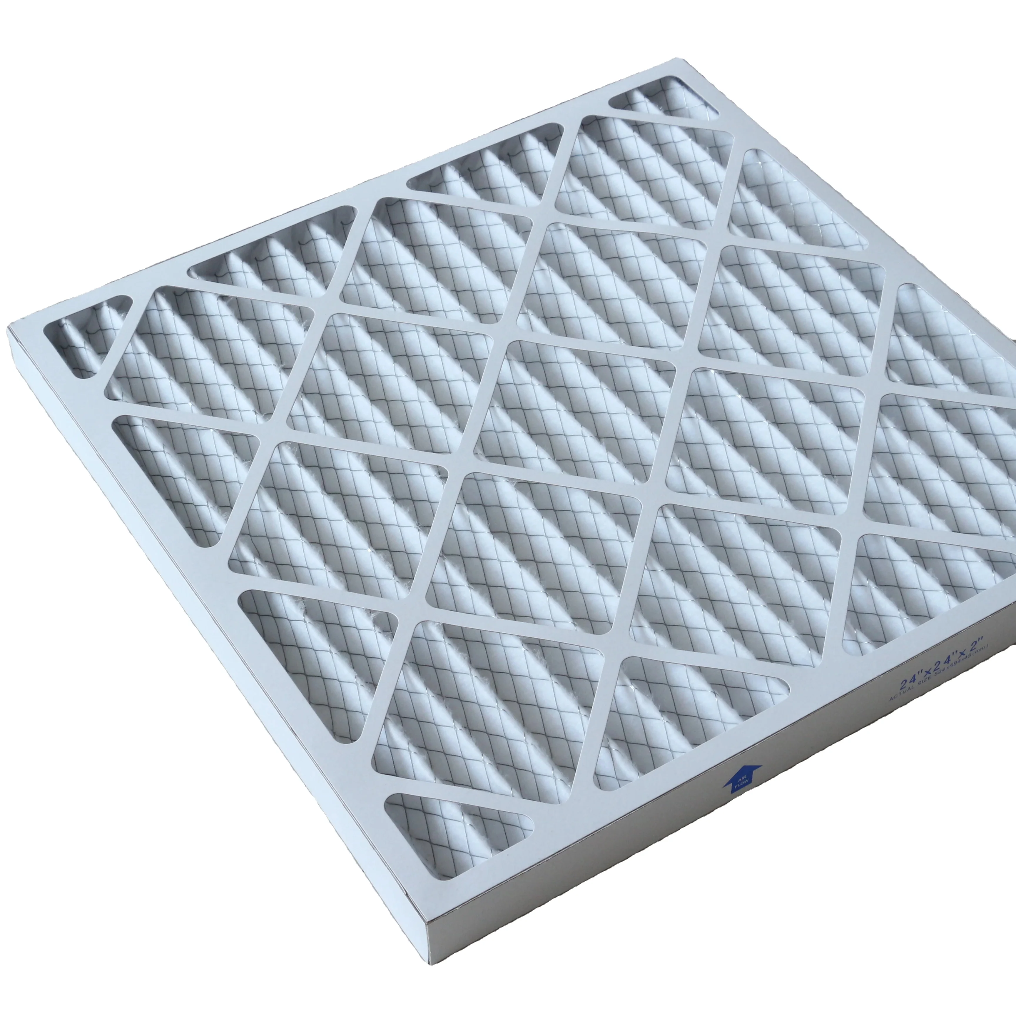 Factory wholesale Customized size and color HAVC pleat air filters