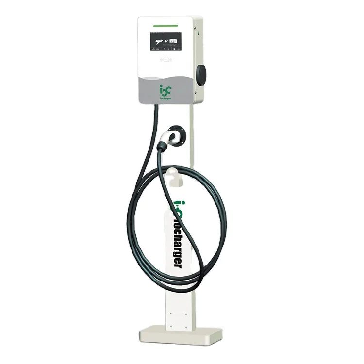 OCPP 32a 7KW Уровень 2 AC EV зарядная станция с ЖК-экраном, Радиочастотная Идентификация