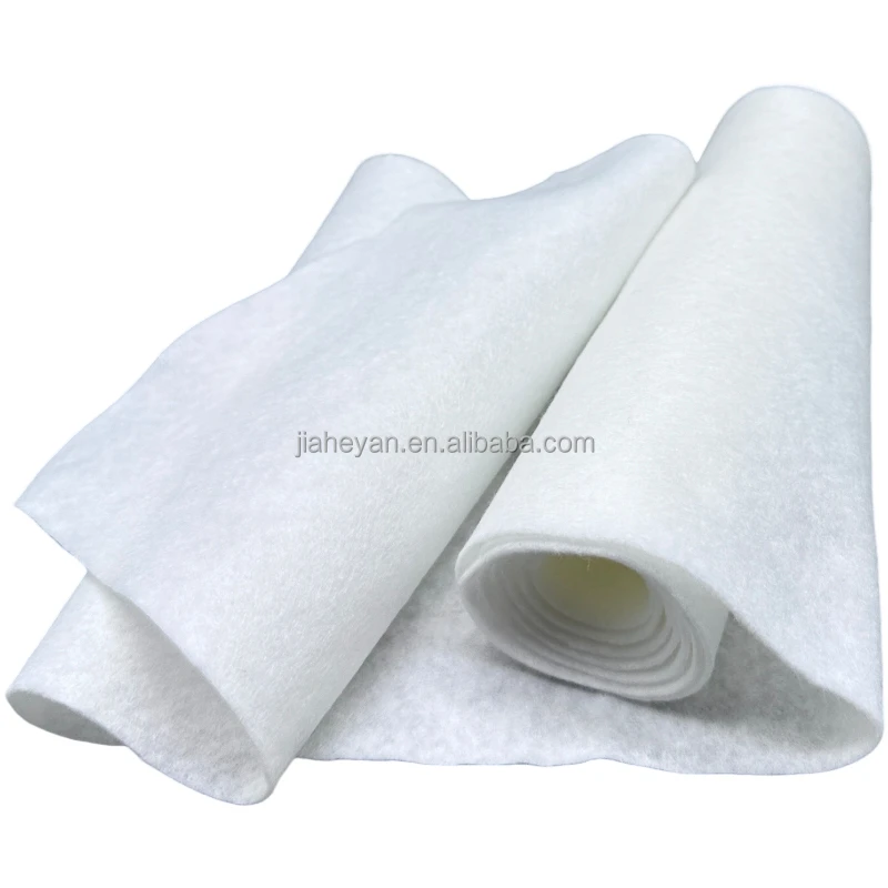 Top Quality 100% PP Non Woven Felt Oil Spill Universal Absorbent Pad Oil Absorbent Felt White Absorbing Pad Mats For Spill Area
