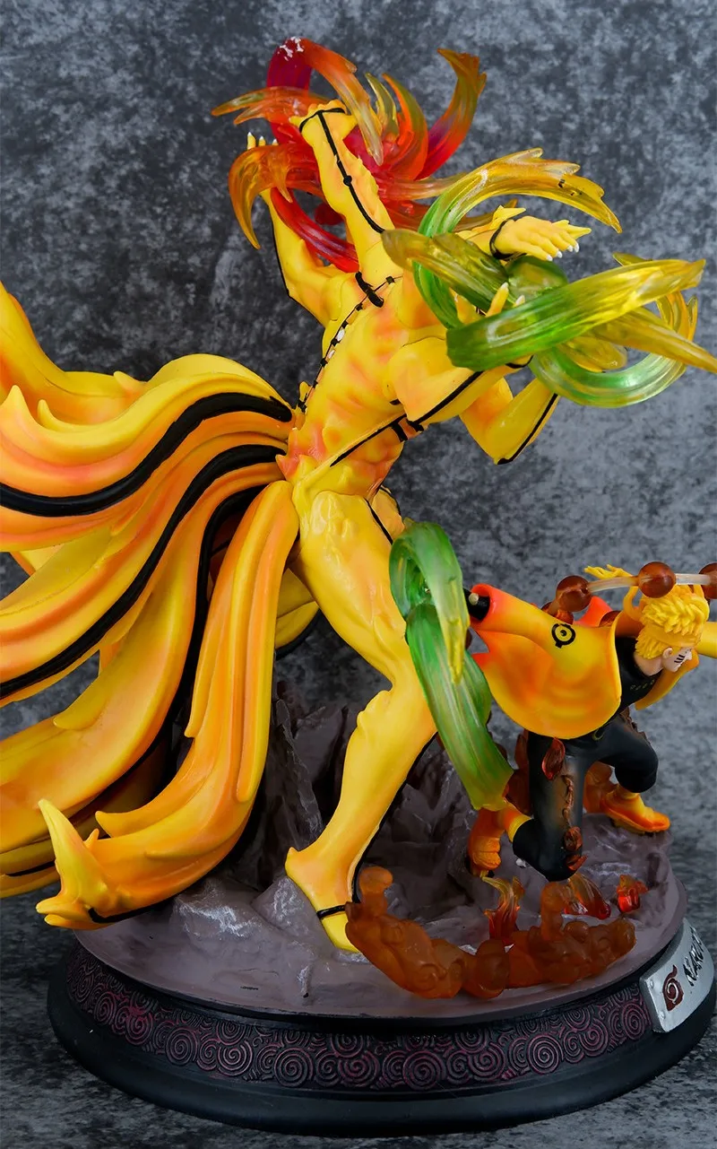 XR Top Selling New Style Japanese Anime Figures 14' High Quality Uzumaki Narutos With Light PVC Action Figures for Collection