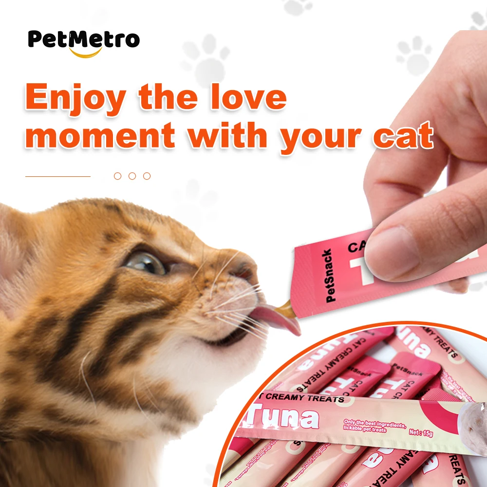 Cat Puree Chicken Cod Soft Oem Snacks Creamy Snack Cat Cat Wet Snack Licking Treat