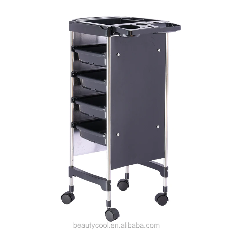 2024 new Manufacturer supply beauty salon equipment barber shop hairdressing salon trolley with wheels
