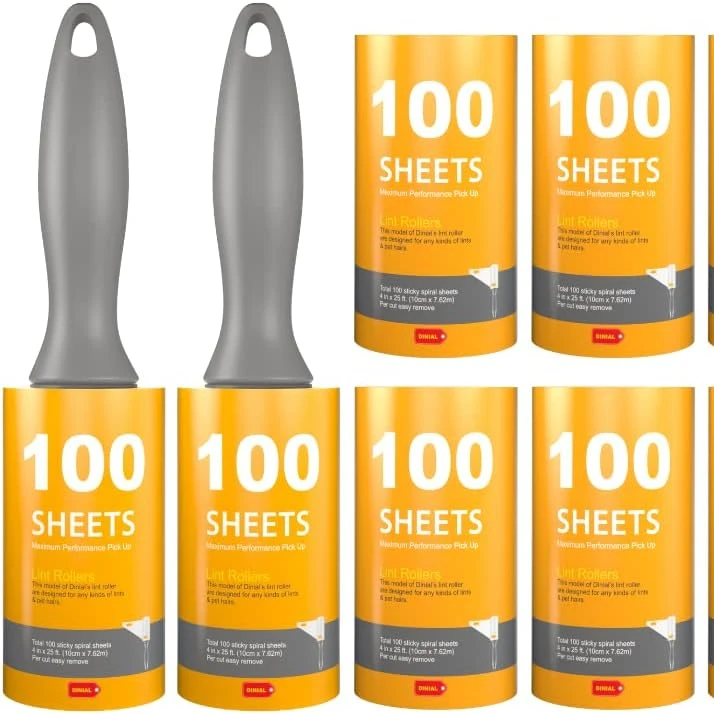 Household Carpet Cleaning Tool Custom 60 Sheets Reusable Sticky Pet Hairs Remover Portable Refill Lint Roller For Clothes