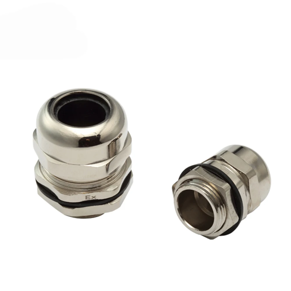 IP68 PG7 PG11 PG21 PG29 PG36 PG42 PG48 Nickel Plated Brass PG Thread Metal Waterproof Cable Gland