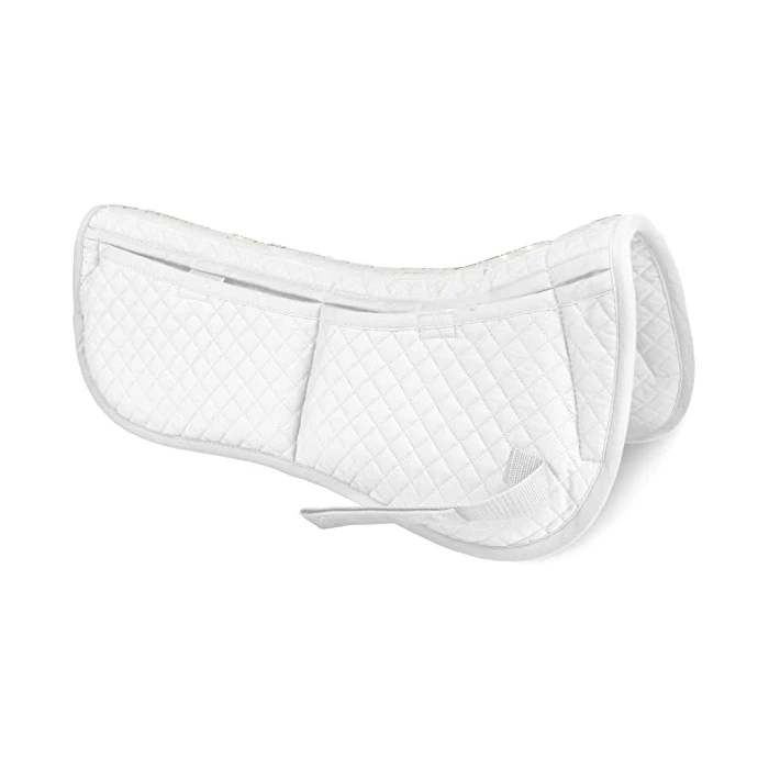 Equestrian Comfort Products Correction Horse Half Saddle Pad with Adjustable Memory Foam