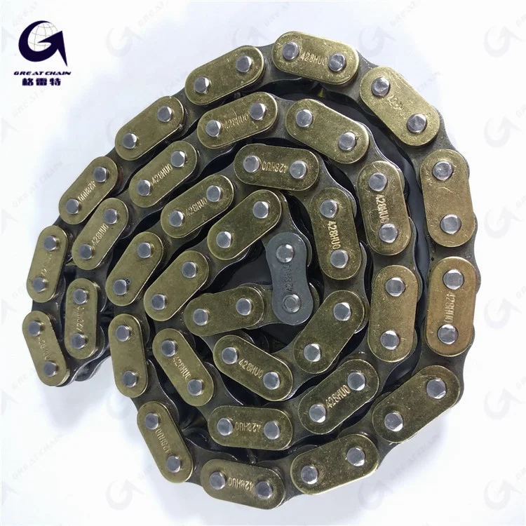 Золотая цепь для мотоцикла 420 428 520