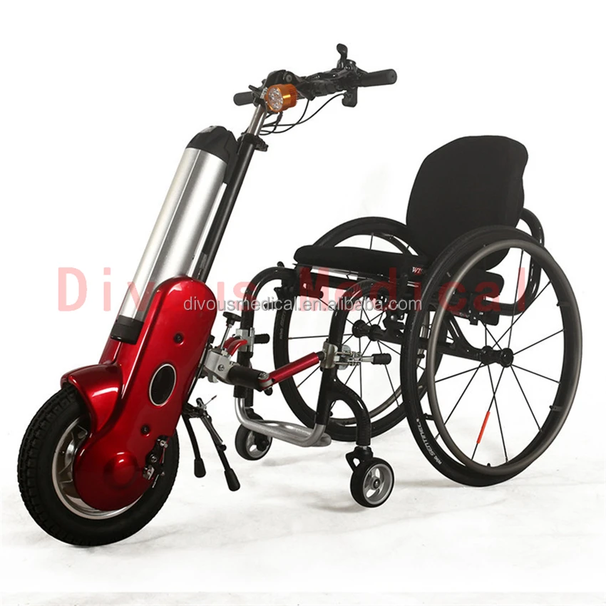 36V 400W high quality lithium battery electric drive front for sports /manual wheelchair attachment electric handbike handcycle