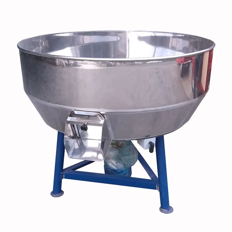 50 to 500 kg stainless steel self falling mixer dry and wet dual-purpose food pellet feed mixing plastic mixer