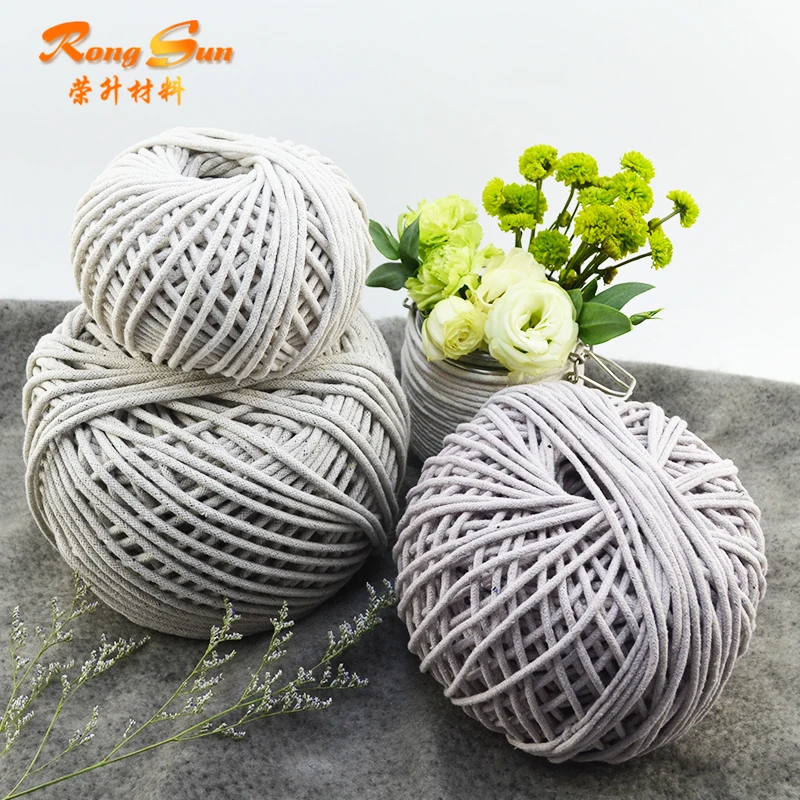 Twisted cotton cord braided rope&5mm braid piping for sofa