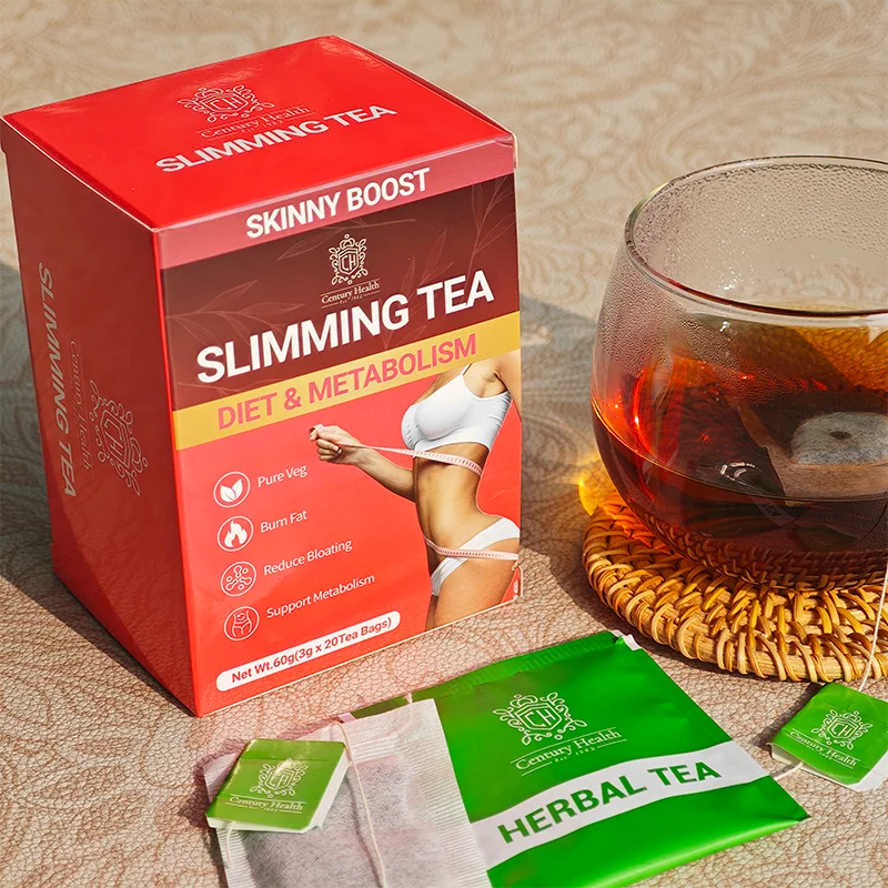New Natural Slimming Tea Detox Weight Loss Cleanse Fruity Tea to Improve Digestion Soothes Bloating Fruit-Flavored Slim Tea