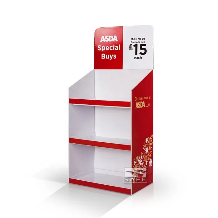 
Offer sample service corrugated cardboard floor display stand,cardboard display shelf,carton cardboard display stand rack 