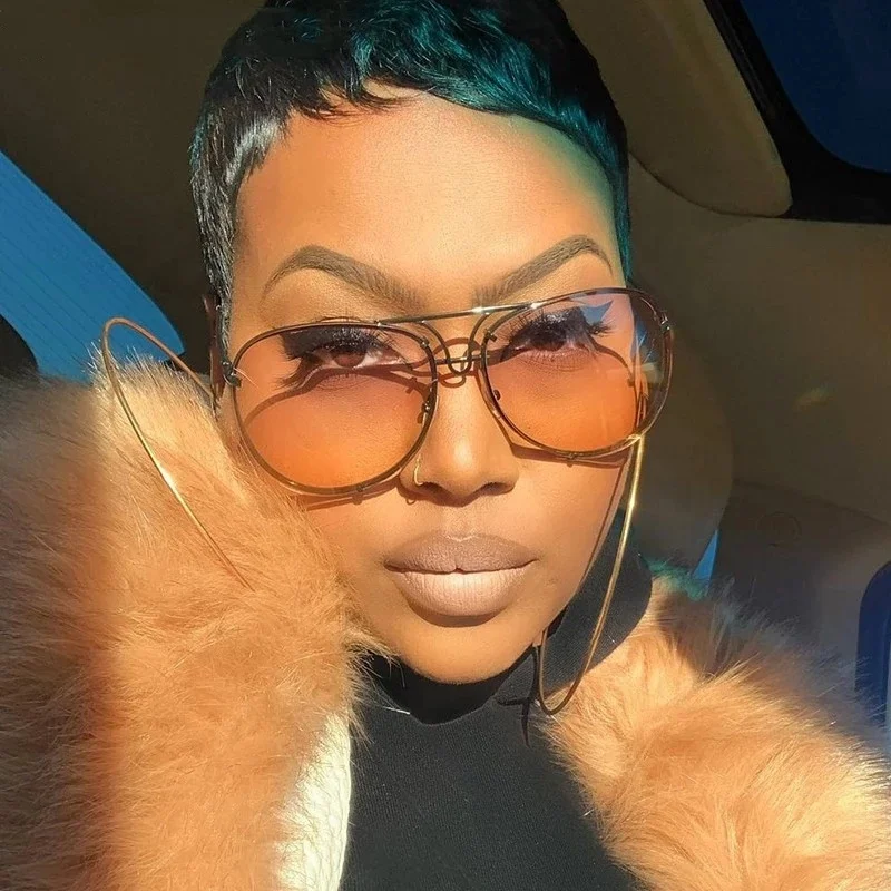 265 New Vintage Classical Pilot Shades Metal Frame Ocean Lens Aviation Sunglasses For Man