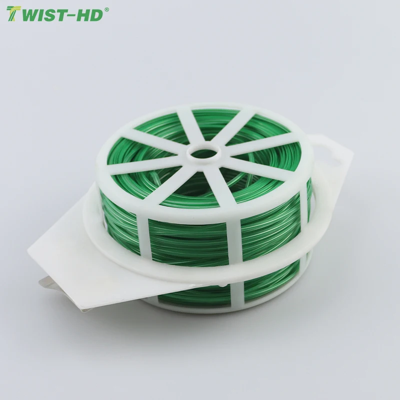 25M*2.5mm*0.42mm Twist Tie Garden Soft Tie for Plant Support Garden Twist Band Wire